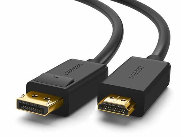 Conectores DisplayPort e HDMI