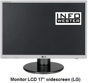 Monitor widescreen ao lado de um monitor normal