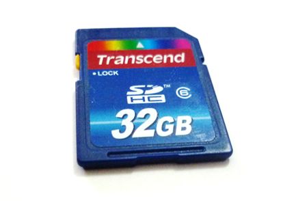 Cartão SDHC de 32 GB