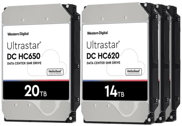 HDs de 20 TB e 14 TB SMR da Western Digital