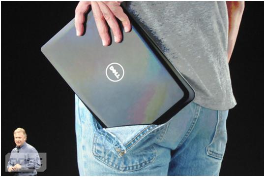 Sátira da Apple com a Dell -  imagem por gdgt