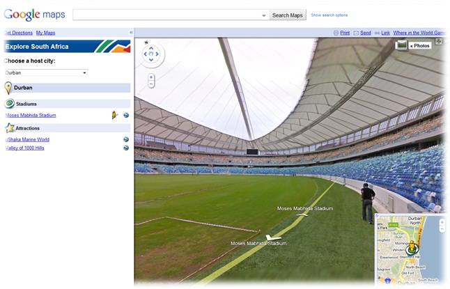 Copa do Mundo no Google Street View