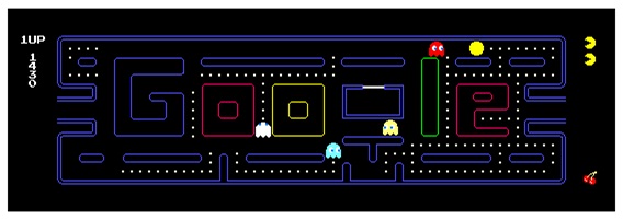 Pac-Man no Google