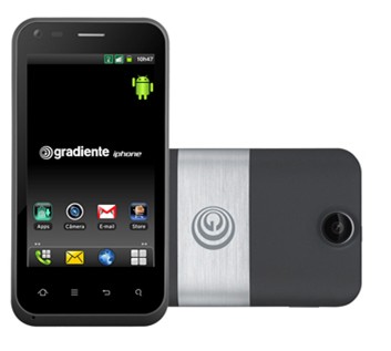 O polêmico G Gradiente iphone – Imagem por Gradiente