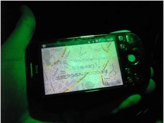 Testando o Google Maps no HTC Magic