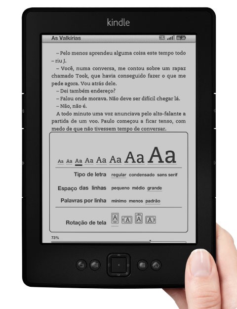 Amazon Kindle a ser vendido no Brasil
