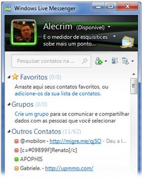 Nem só de Messenger vive o Windows Live