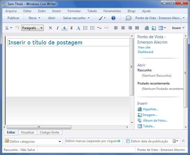 Windows Live Writer: inserir vídeos, tabelas, imagens e outros recursos em seus posts é moleza com o programa