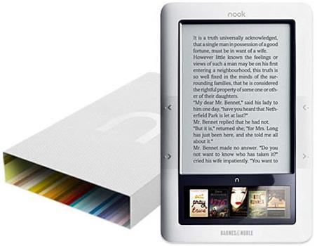 Barnes & Noble nook: compatível com EPUB