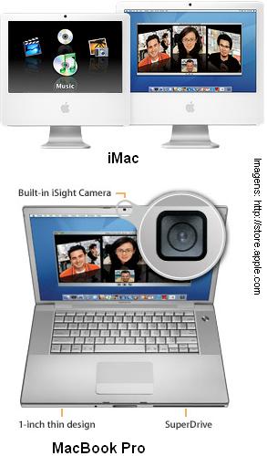 Novo iMac e MacBook