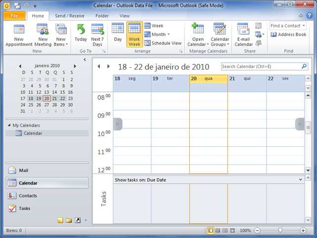 Outlook 2010: muito mais que um cliente de e-mail