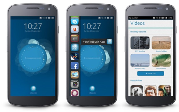 Ubuntu para dispositivos móveis – Imagem por Canonical