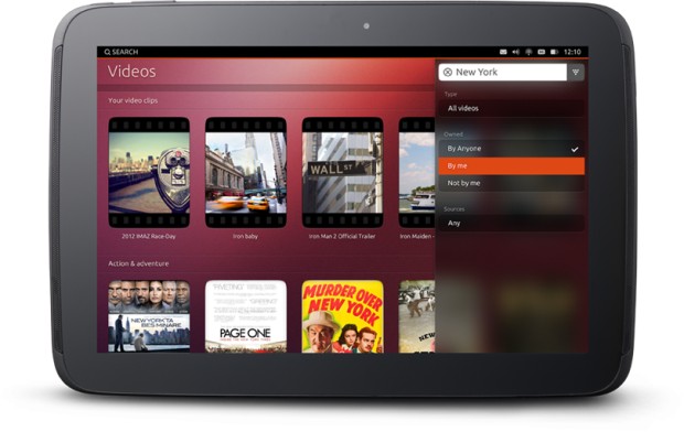Ubuntu para tablets – Imagem por Canonical