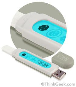 Teste de gravidez por USB?