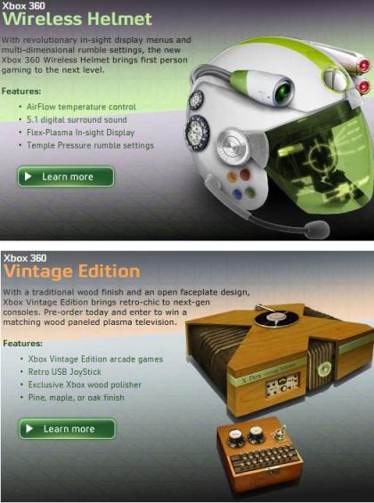 Acessórios falsos para o Xbox 360