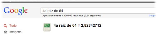 Google como calculadora