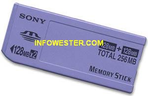 Cartão MemoryStick da Sony