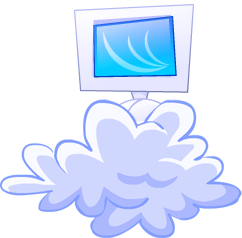 Ilustração de cloud computing