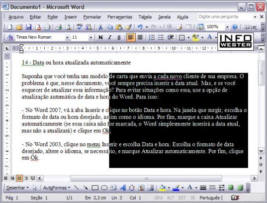 Como formatar uma palavra ou frase automaticamente no Microsoft Word