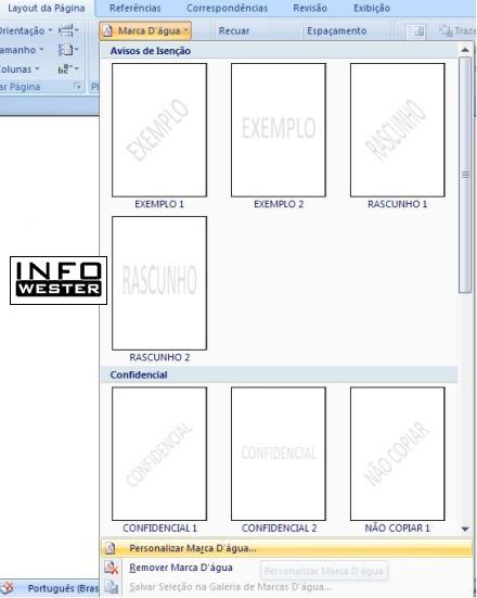 Marca d'água no Word