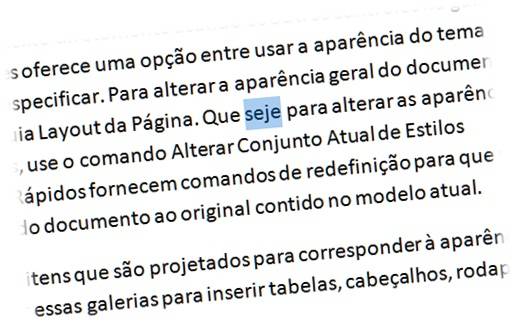 Erro de português em site