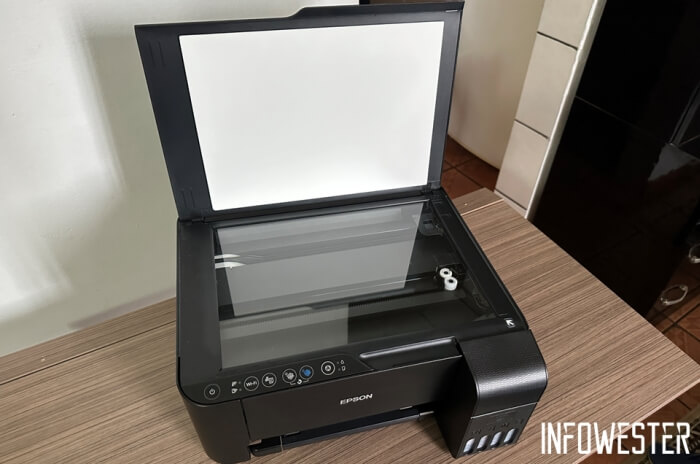 Impressora multifuncional com tanques de tinta e scanner Epson