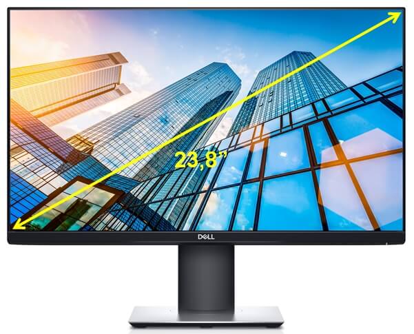 Monitor widrescreen de 23,8 polegadas