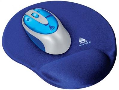 Mousepad com apoio para o pulso, da Clone