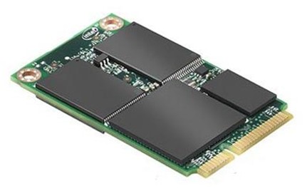 SSD mSATA (imagem por Intel)