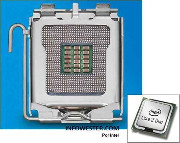 Soquete LGA 775 - Imagem por Intel