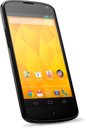 O Nexus 4 tem tela com 1280 x 768 pixels