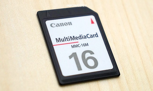 Cartão MMC de 16 MB