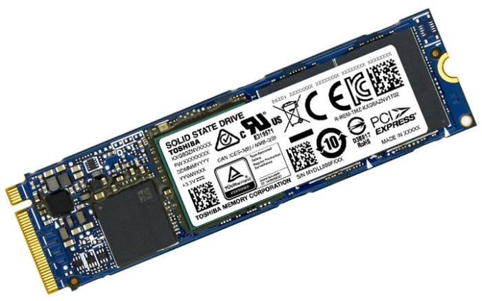 SSD da Toshiba (formato M.2) com TLC NAND