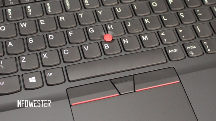 TrackPoint de um notebook Lenovo ThinkPad