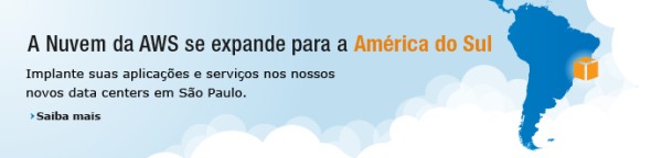 AWS no Brasil - Imagem por Amazon