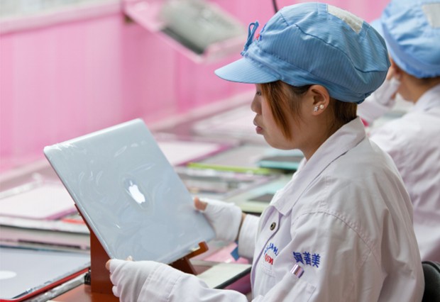 Fábrica na China – Imagem por Apple