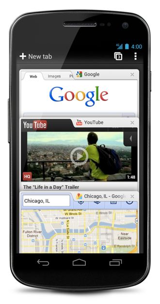 Chrome para Android (beta) – Imagem por Google
