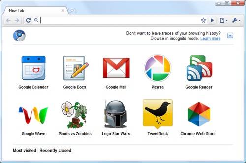 Aplicativos no navegador Chrome - Imagens por Google