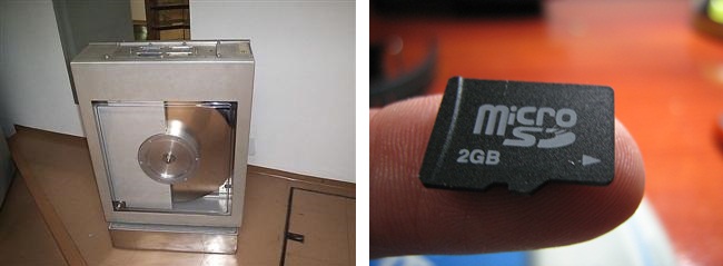 HD gigante e um cartão microSD
