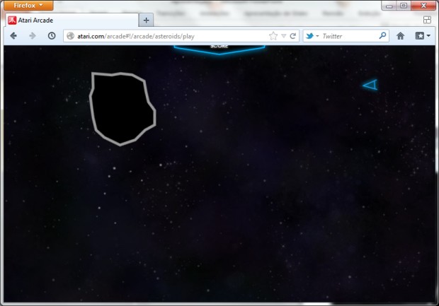 Jogo Asteroids em HTML5