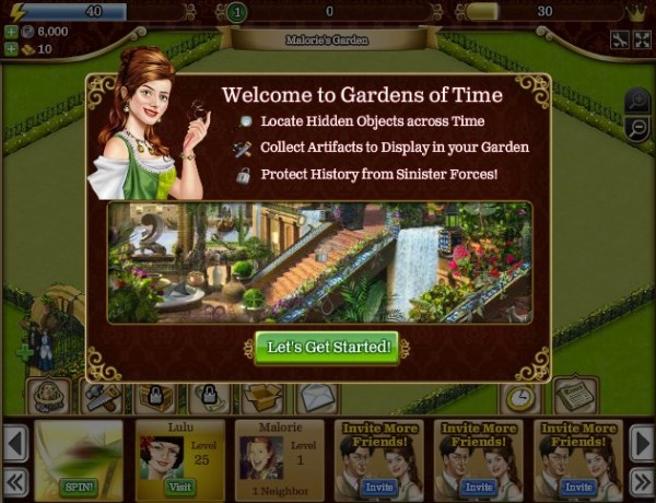 Gardens of Time, o jogo mais popular do Facebook em 2011 (Imagem: divulgação)