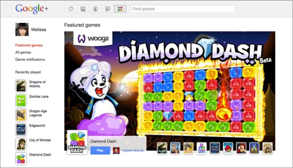 Jogos no Google+