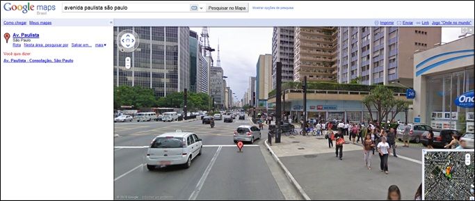 Google Street View na Avenia Paulista