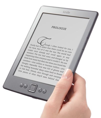 Kindle com tela de 6 polegadas – Imagem por Amazon