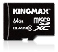 microSD de 64 GB – Imagem por Kingmax