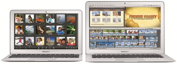 MacBook Air de 11,6 e 13,3 polegadas