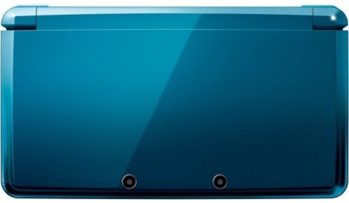 Visão externa do 3DS: repare nas duas câmeras na parte inferior - Imagem por Nintendo
