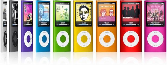 Nova linha iPod Nano