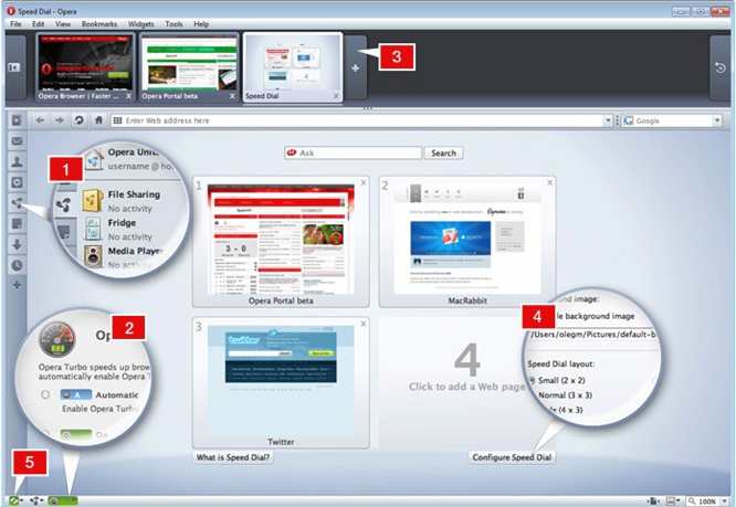 Opera 10.10 - Imagem por Opera Software