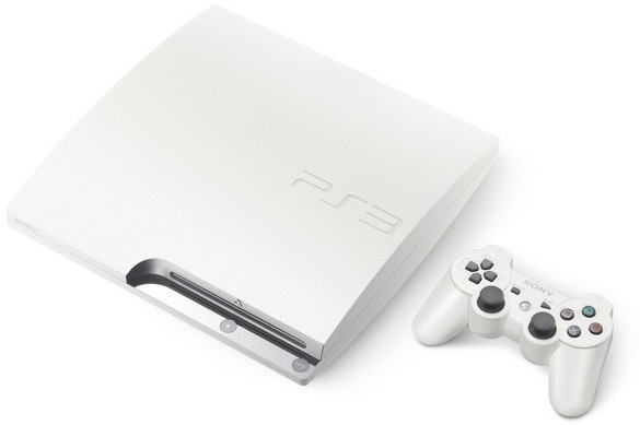 PS3 Slim branco – Imagem por ZDnet